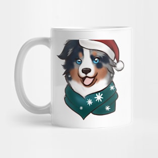 Cute Australian Shepherd Drawing Mug